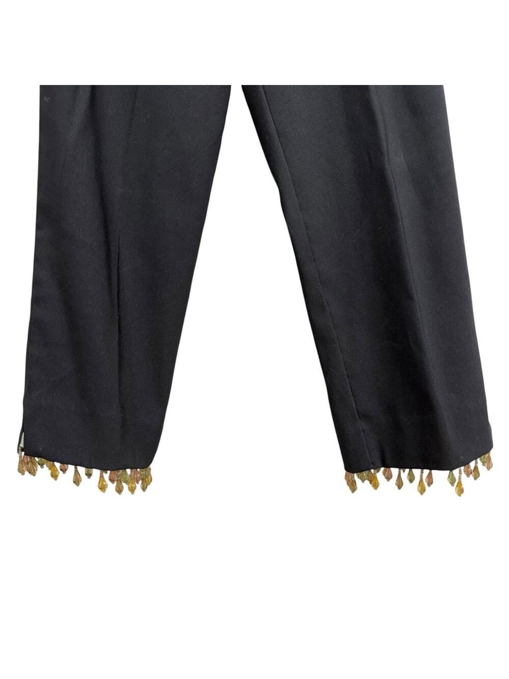 Vintage Cactus Flower Capri, Size 2, Black - Picture 4 of 9